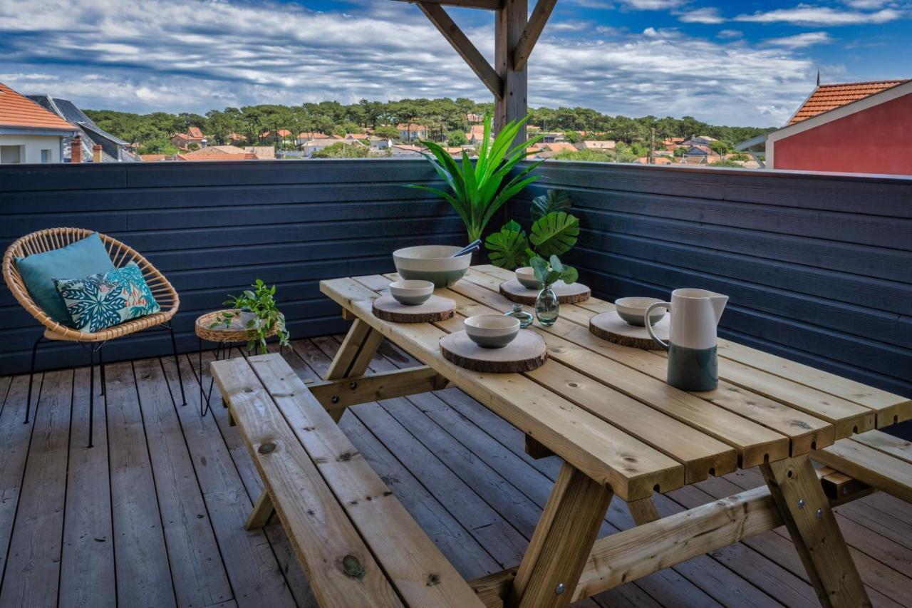 Mamita 4 "Wooded Stopover Apartment" T2 47M Terrace 24M Lacanau Luaran gambar